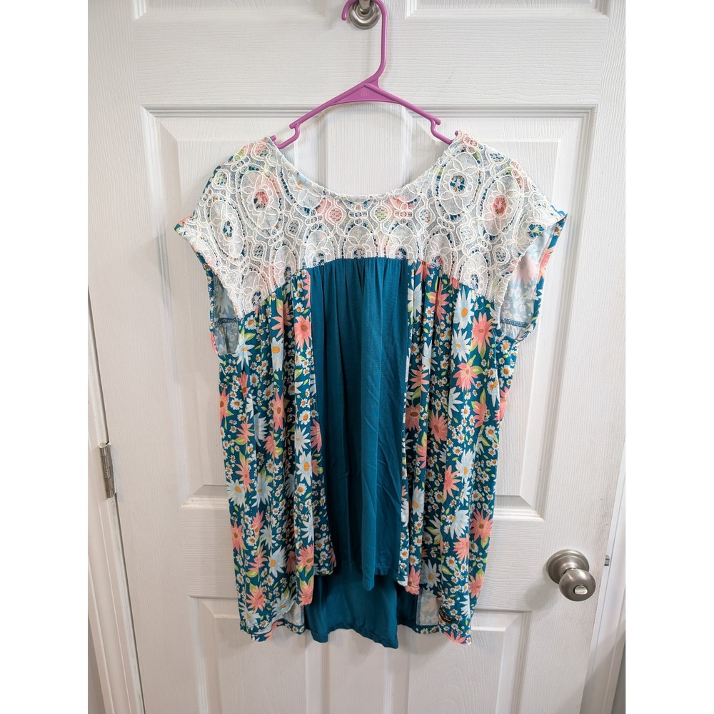 Matilda Jane Dream Chasers It's‎ The Weekend Top Womens NWT Boho - Size L